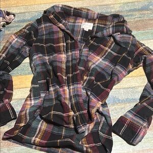 American Eagle Multicolor Plaid Shirt